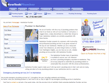 Tablet Screenshot of manhattan.new-york-plumber.com